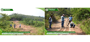 TRABAJOS PRELIMINARES PARA LA CONSTRUCCIÓN DEL HOSPITAL DE IRAZOLA