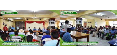 TALLER DE CAPACITACIÓN A AUTORIDADES DE LOS CASERÍOS DE IRAZOLA